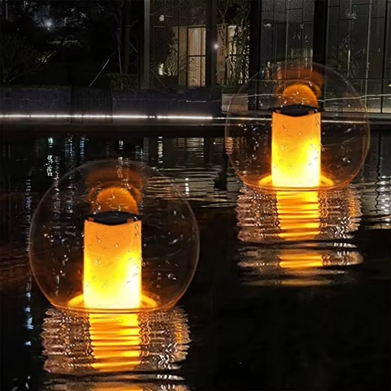 Pool Light Solar Rechargeable - مصباح عائم للحوض المائي يعمل بالطاقة