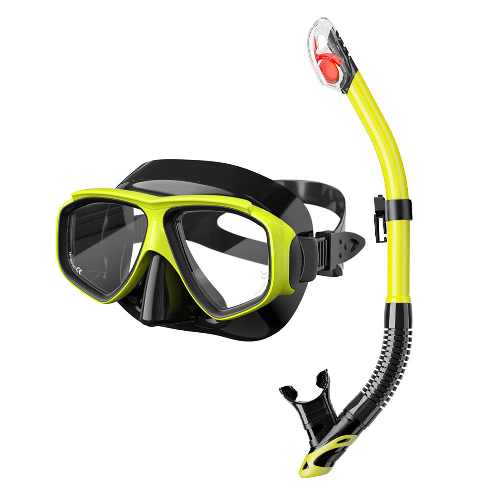 JSJM المهنية السباحة قناع الغط - مراجعة Snorkel Mask Full Face وسعره