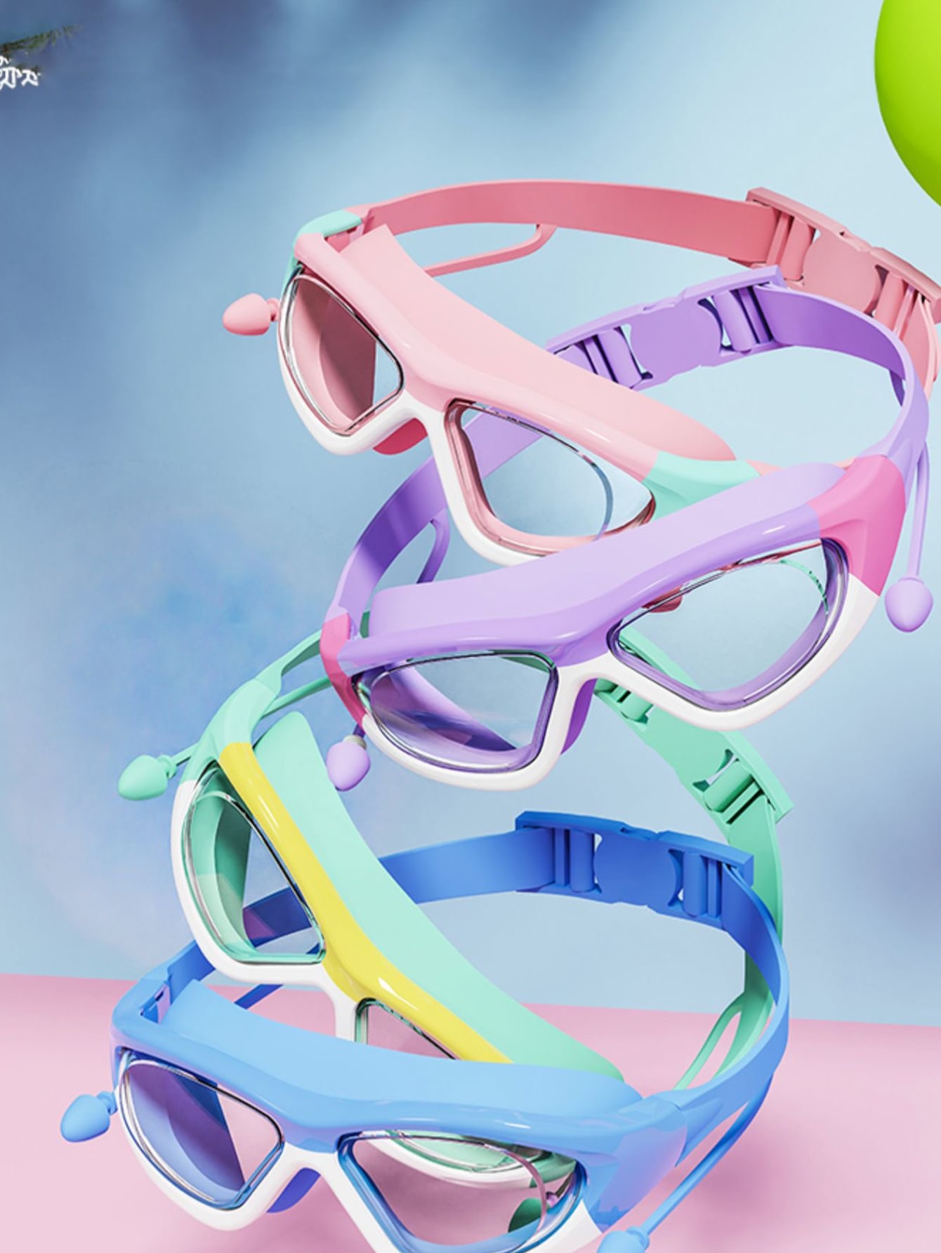 نظارات بإطار كبير للسباحة عالي - مراجعة Swim Goggles Anti Fog Uv وسعره