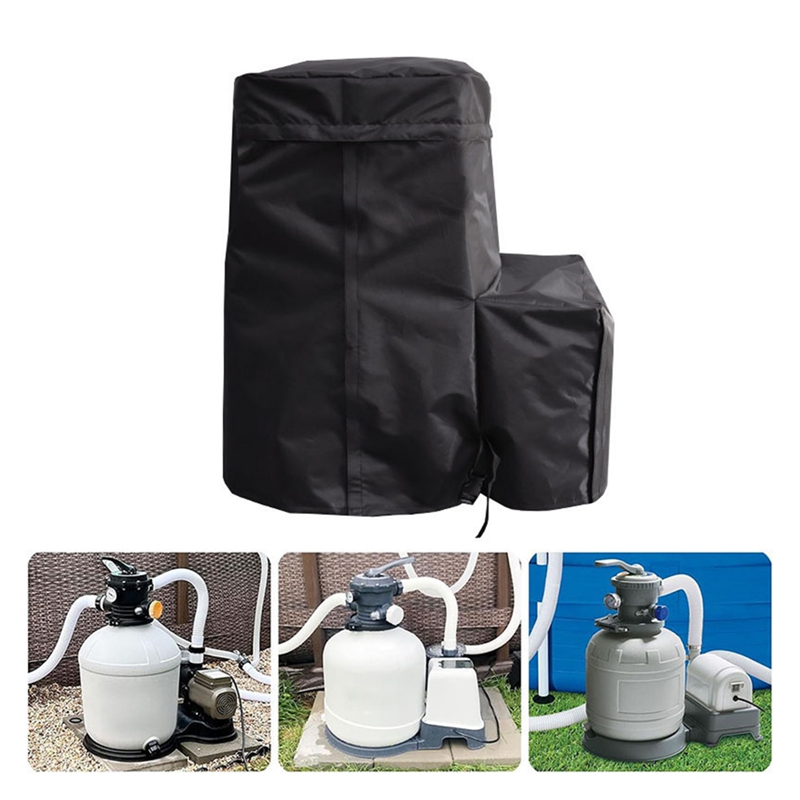 غطاء مضخة حمام السباحة لفلتر ا - مراجعة Pool Cover Waterproof وسعره