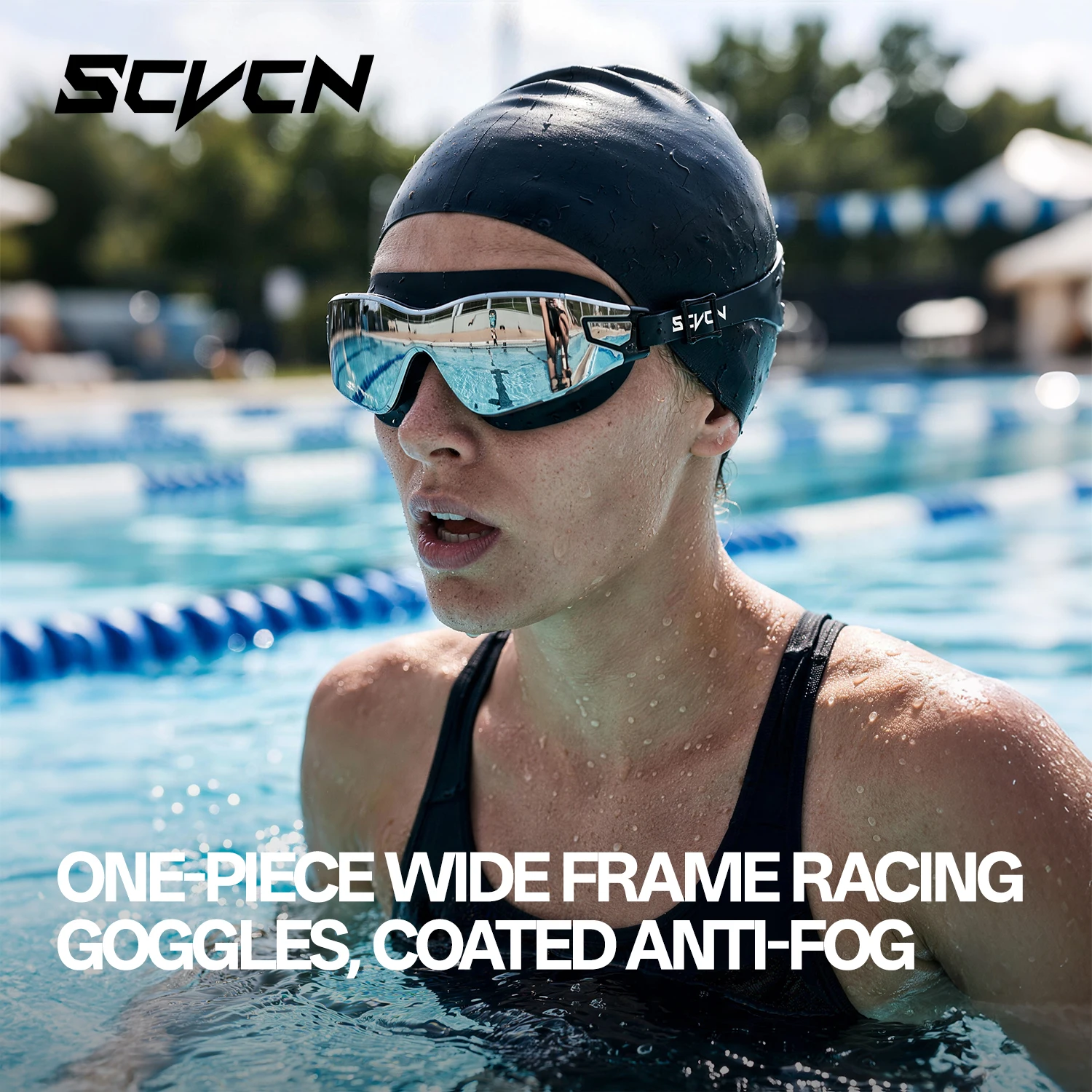 نظارات سباحة رجالية ونسائية اح - مراجعة Swim Goggles Anti Fog Uv وسعره