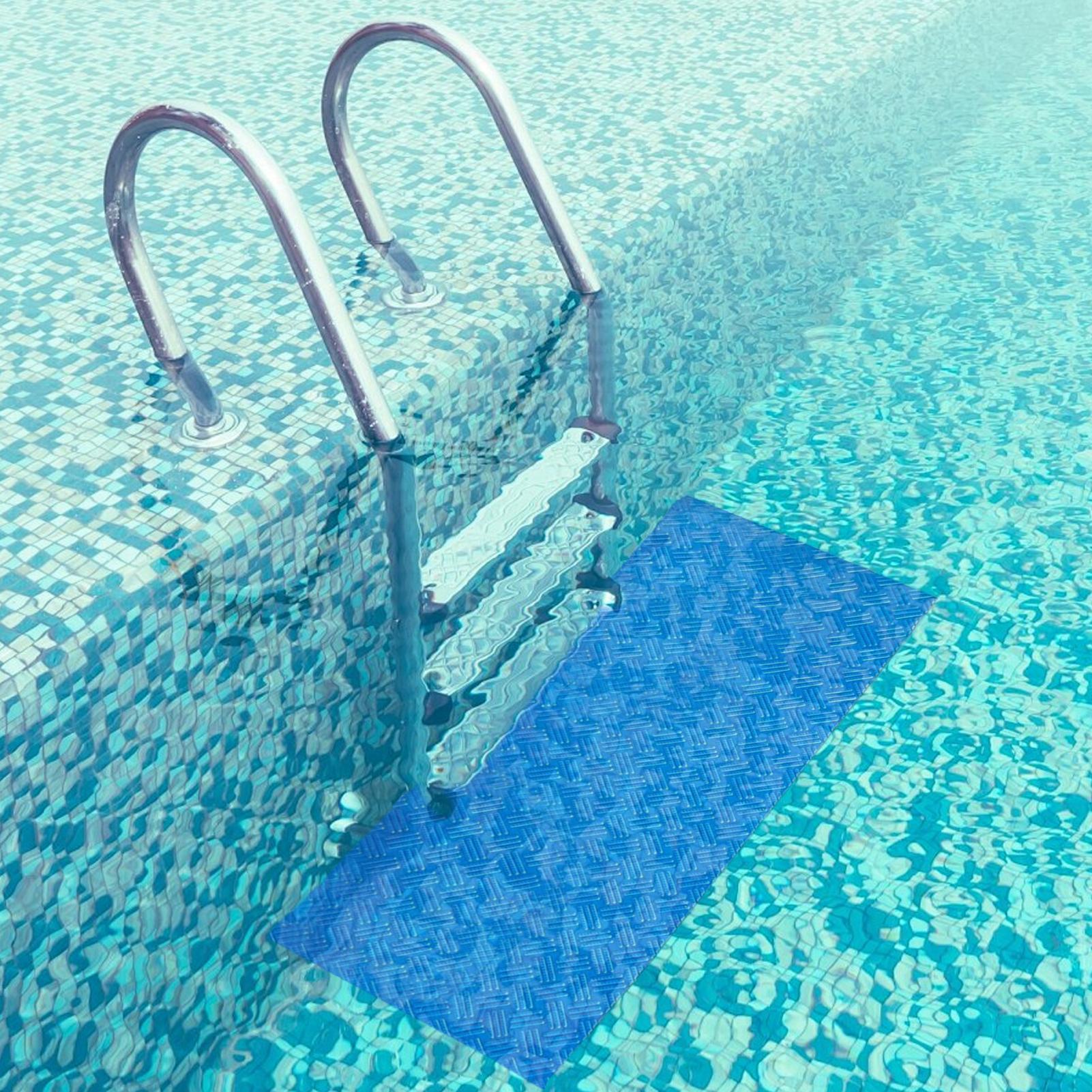 حمام سلم حصيرة السلامة عدم الا - مراجعة Pool Ladder Above Ground وسعره