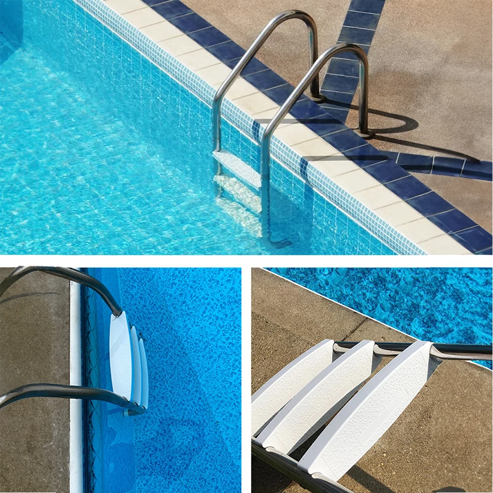 3 قطع من درجات سلم حمام السباح - مراجعة Pool Ladder Above Ground وسعره