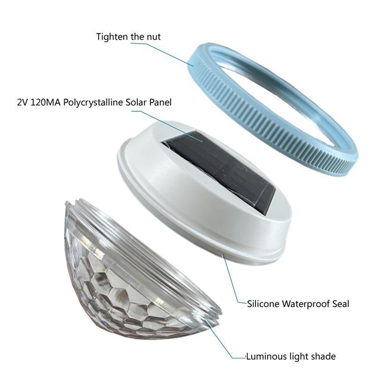 الطاقة الشمسية العائمة حمام سب - مراجعة Pool Light Solar Rechargeable وسعره