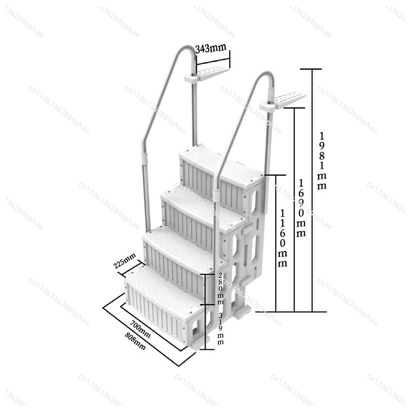 سلم بلاستيكي لحمام السباحة فوق - مراجعة Pool Ladder Above Ground وسعره