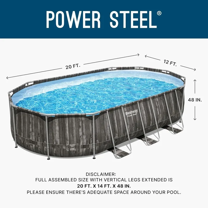 بيستواي باور ستيل، حوض سباحة ف - مراجعة Pool Ladder Above Ground وسعره