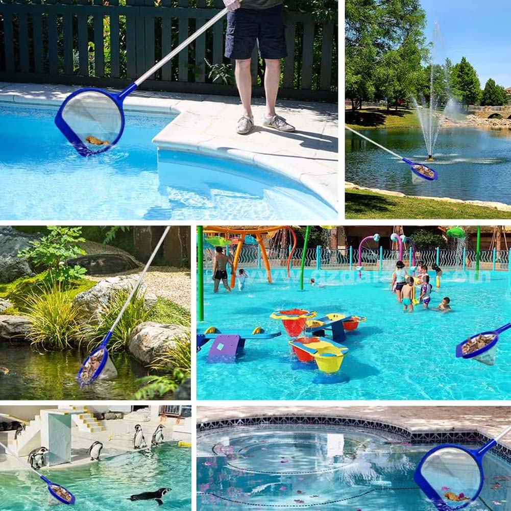شبكة خفيفة الوزن لتنظيف حمامات - مراجعة Pool Skimmer Net وسعره