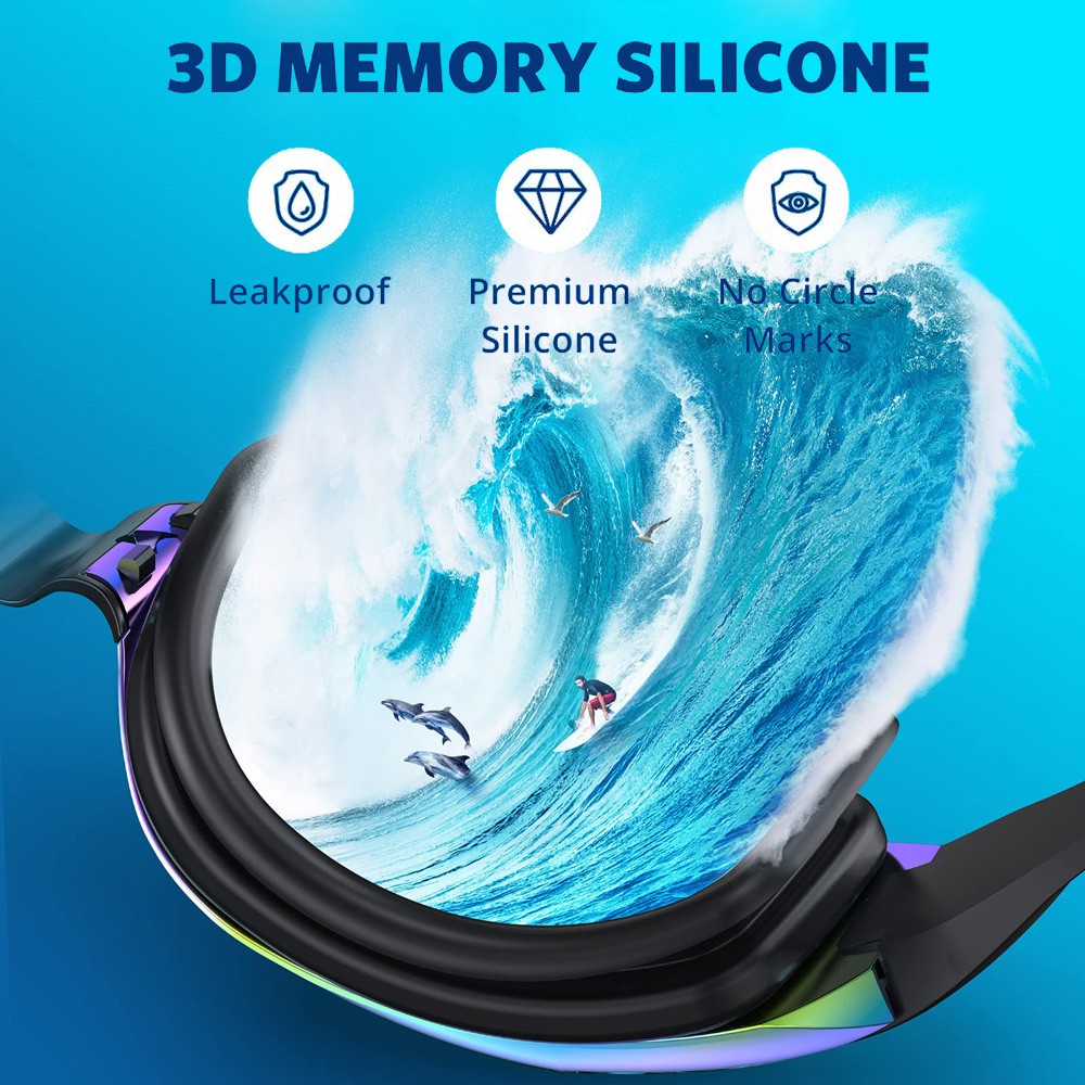 نظارات السباحة المهنية مقاوم ل - مراجعة Swim Goggles Anti Fog Uv وسعره