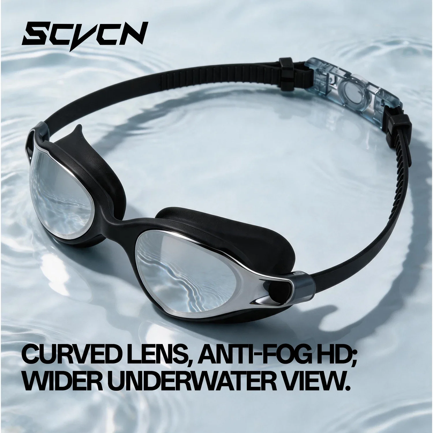 نظارات سباحة احترافية جديدة من - مراجعة Swim Goggles Anti Fog Uv وسعره