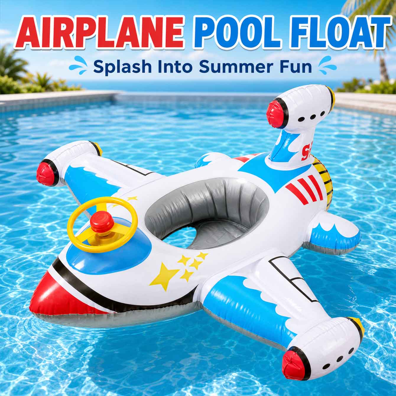 1 قطعة عوامة سباحة قابلة للنفخ - مراجعة Pool Float Ring Inflatable وسعره