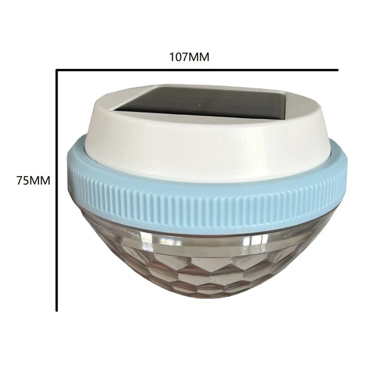 البوب الشمسية العائمة إضاءة حم - مراجعة Pool Light Solar Rechargeable وسعره