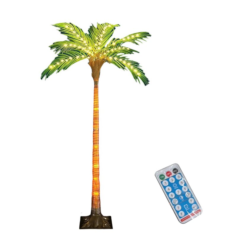 أضواء نخيل شمسية من ABRW مع جذ - مراجعة Pool Light Solar Rechargeable وسعره