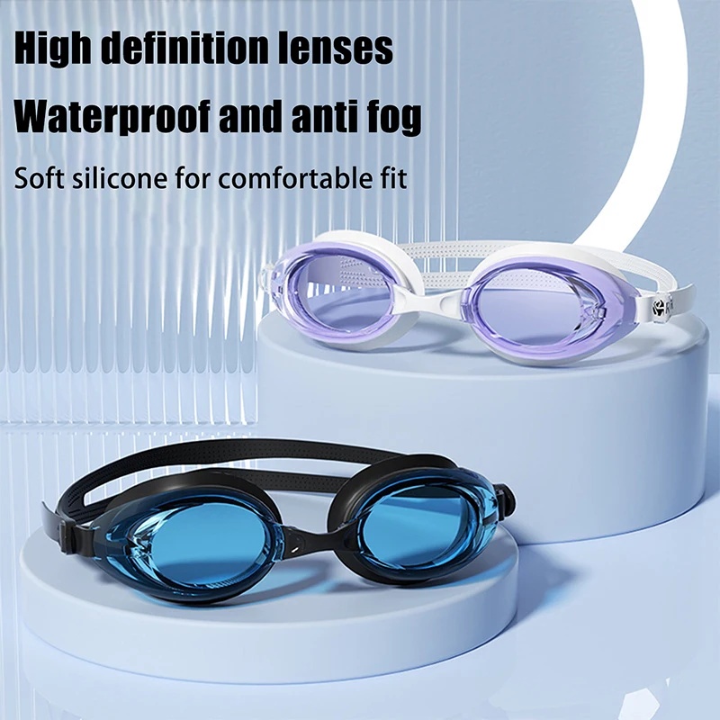 نظارات سباحة احترافية للبالغين - مراجعة Swim Goggles Anti Fog Uv وسعره