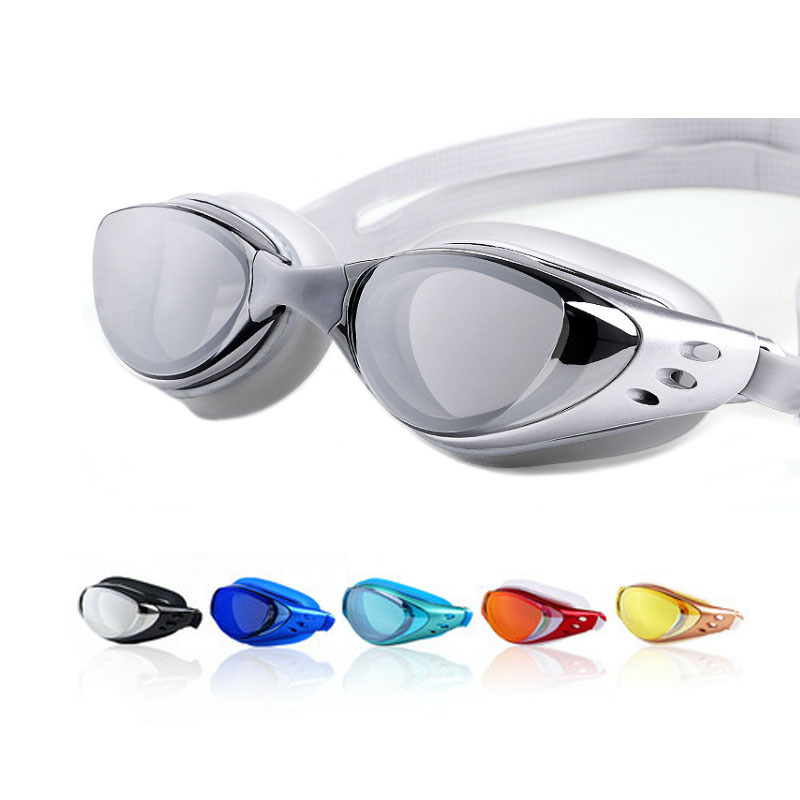 الكهربائي قصر النظر-1 ~-10 نظا - مراجعة Swim Goggles Anti Fog Uv وسعره