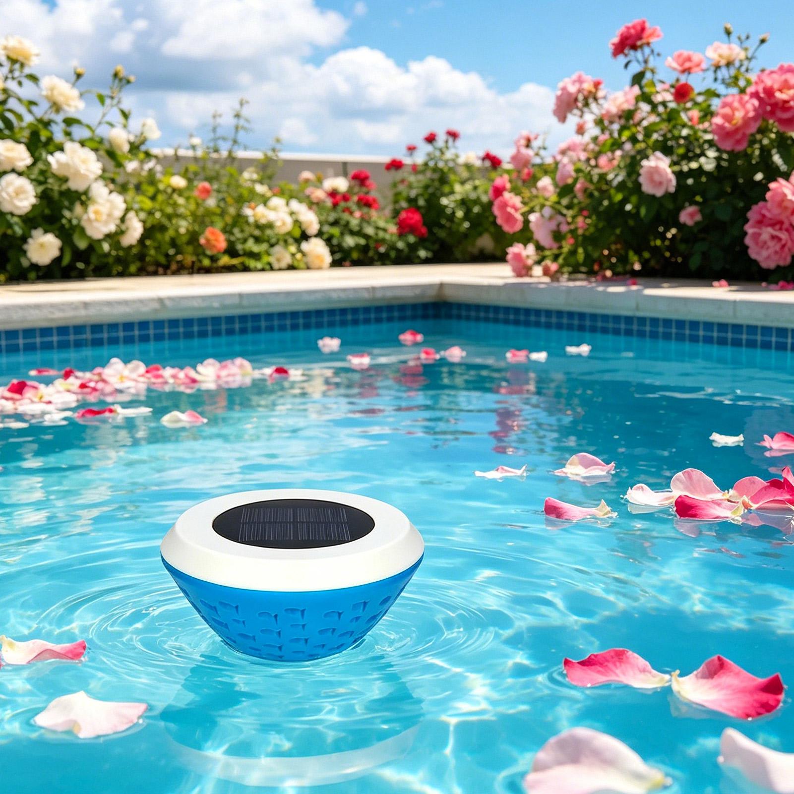 أضواء عائمة قابلة لإعادة الشحن - مراجعة Pool Light Solar Rechargeable وسعره