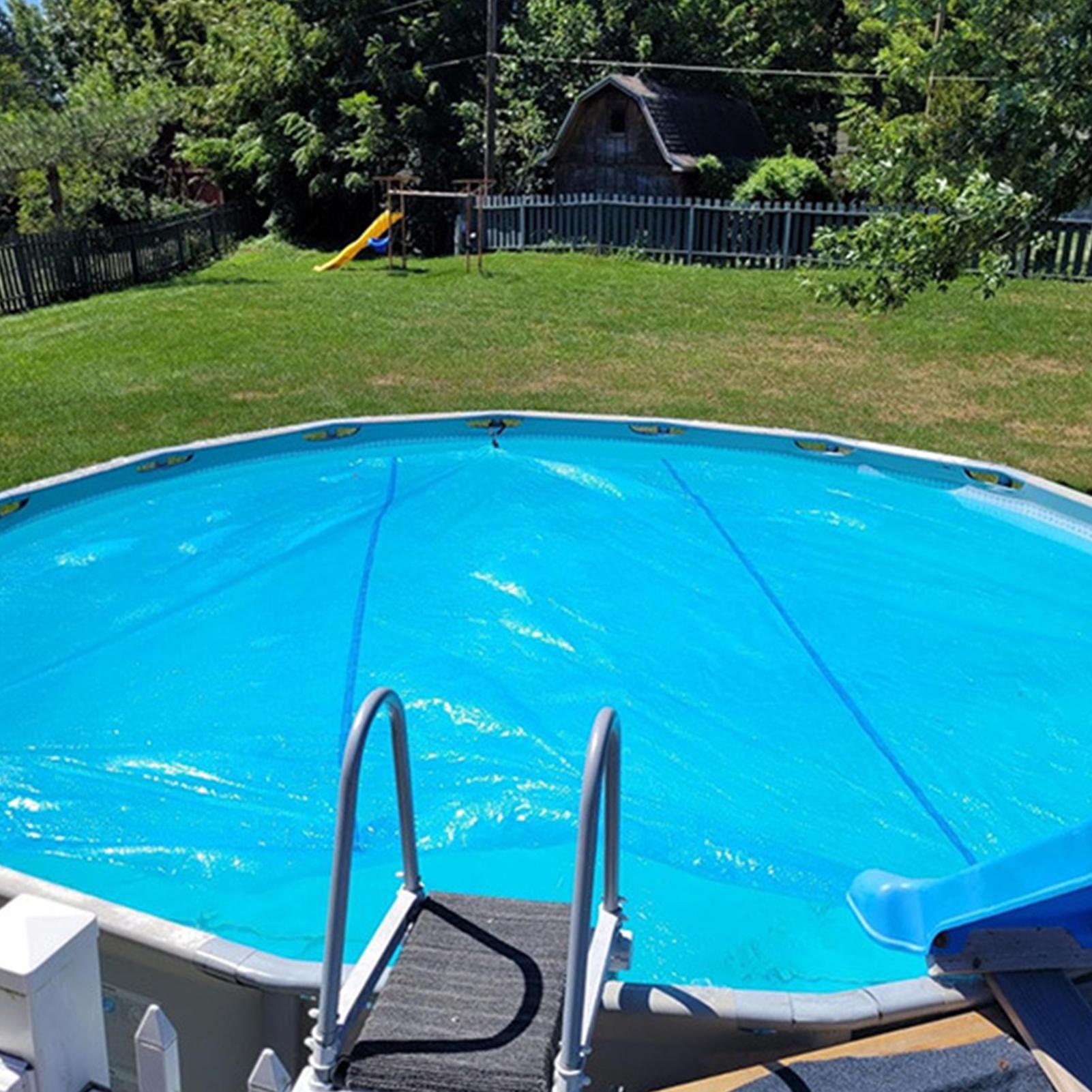 غطاء حمام سباحة دائري من البول - مراجعة Pool Cover Waterproof وسعره