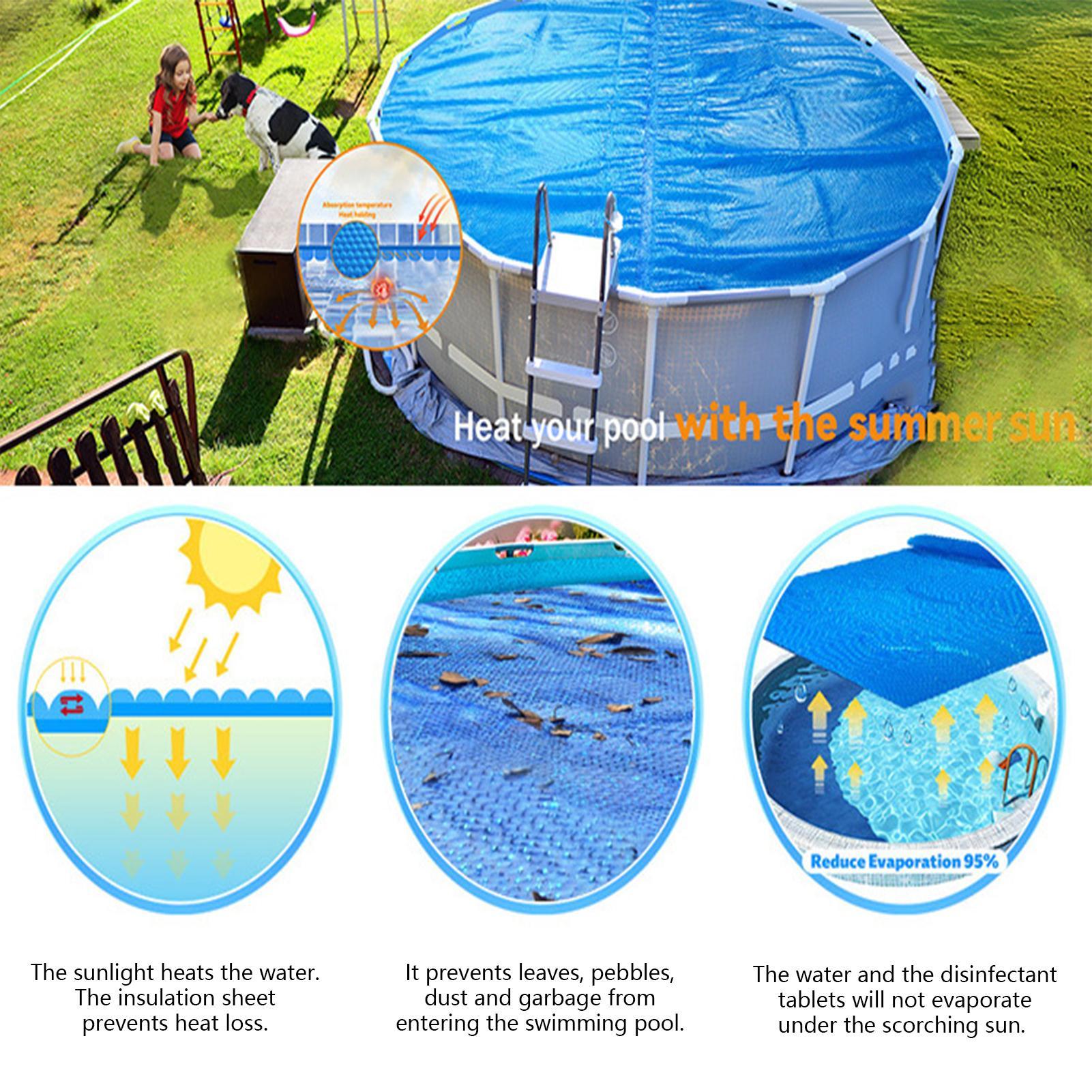 غطاء حمام سباحة دائري من البول - مراجعة Pool Cover Waterproof وسعره