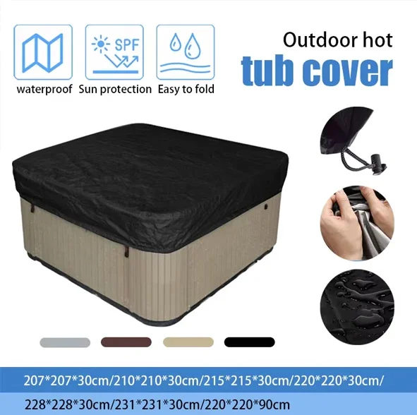 غطاء حماية لحوض الاستحمام السا - مراجعة Pool Cover Waterproof وسعره