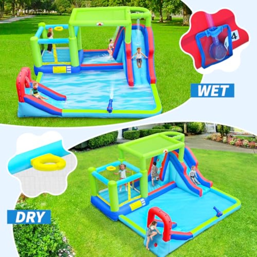 زحليقة مائية قابلة للنفخ للاست - مراجعة Water Slide Inflatable وسعره