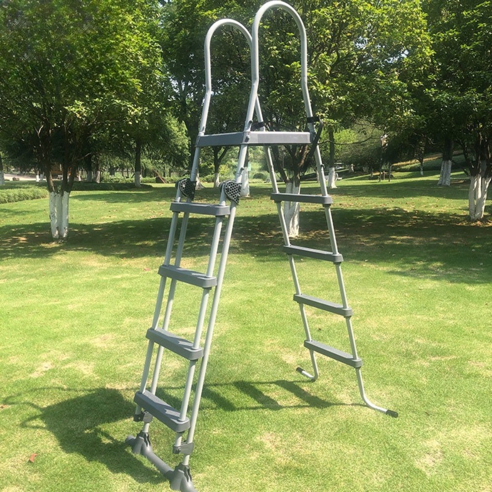 سلم دخول معزز للمسبح مع درجات  - مراجعة Pool Ladder Above Ground وسعره